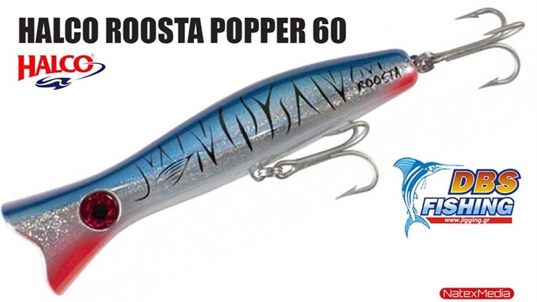 HALCO ROOSTA POPPER 60 από την DBS FISHING